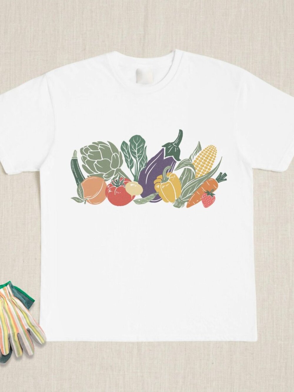 Vegetable Garden Shirt 🥕 | Garment-Dyed Cotton Fruit & Veggie Tee